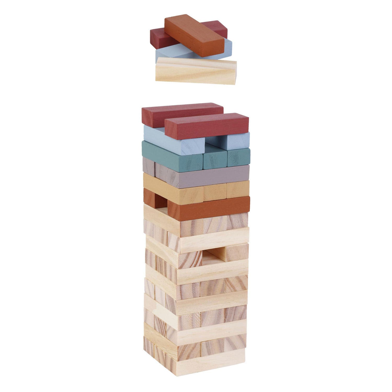 Holzblockturm – 48 Teile.