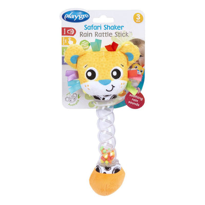 Playgro Safari Shaker Regenrasselstab – Rassel – Babyspielzeug – Spielzeug 1 Jahr – Babyspielzeug – Babyrassel