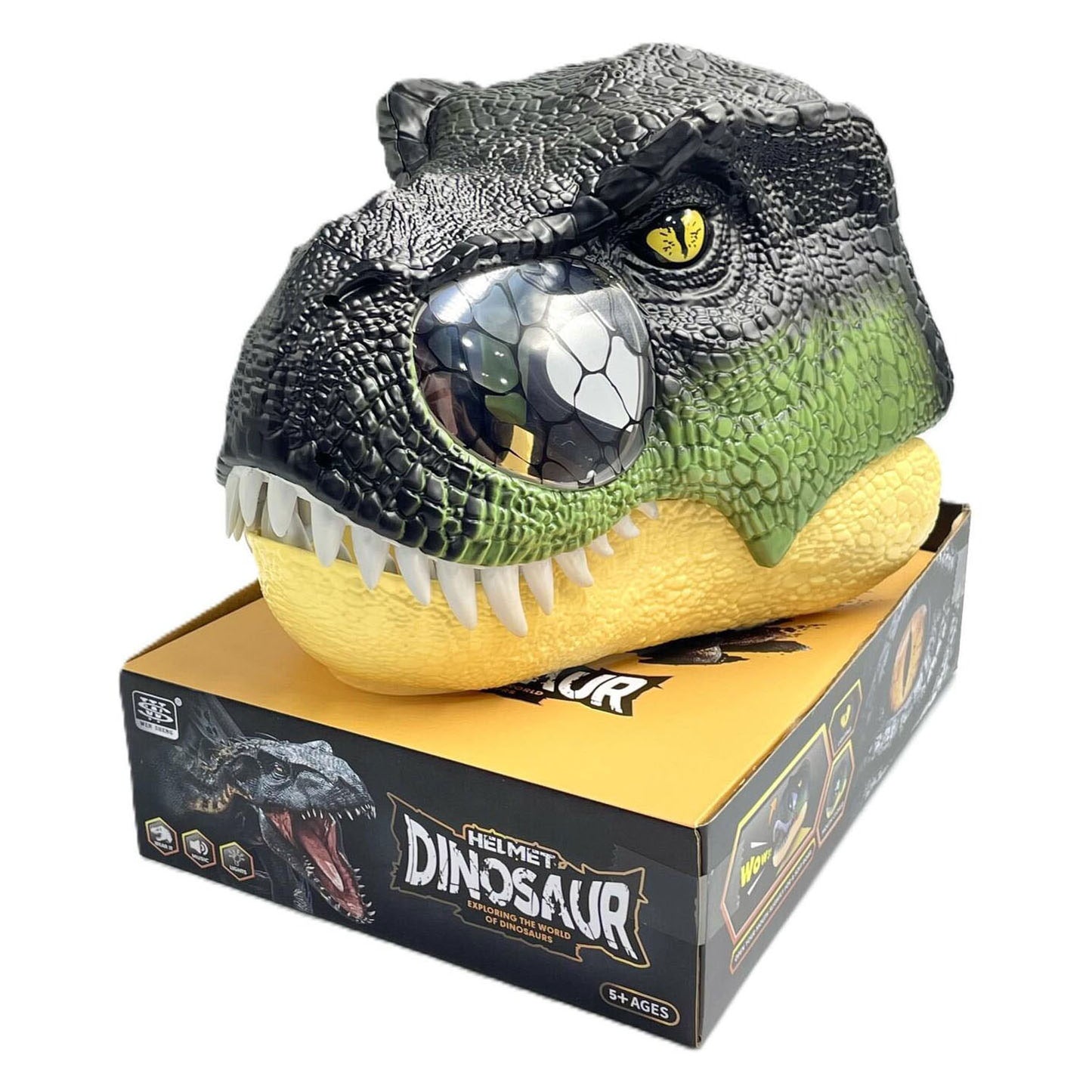 Dinosauriermaske mit Licht und Ton