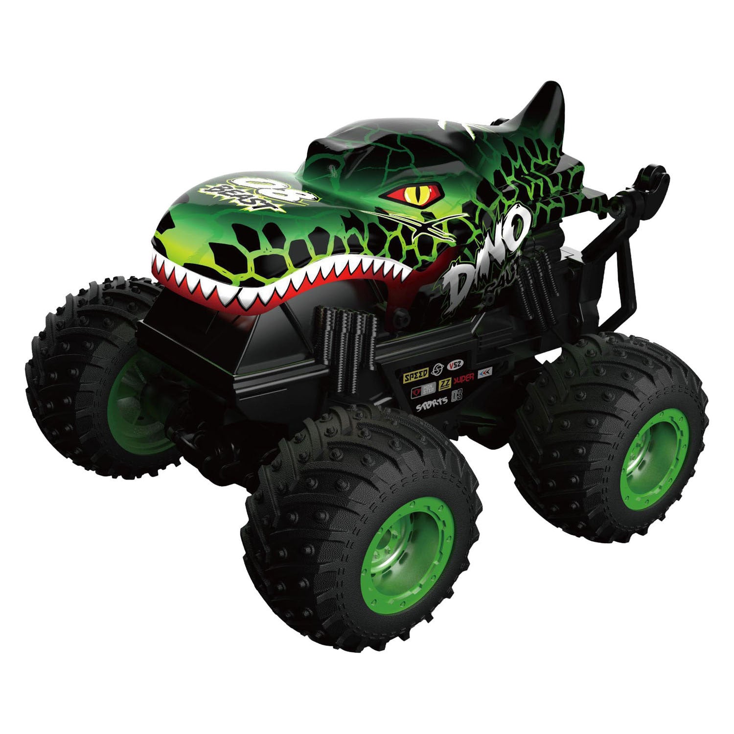 RC-gesteuertes 2,4-GHz-Firedance-Dino-Stuntauto – 1:20