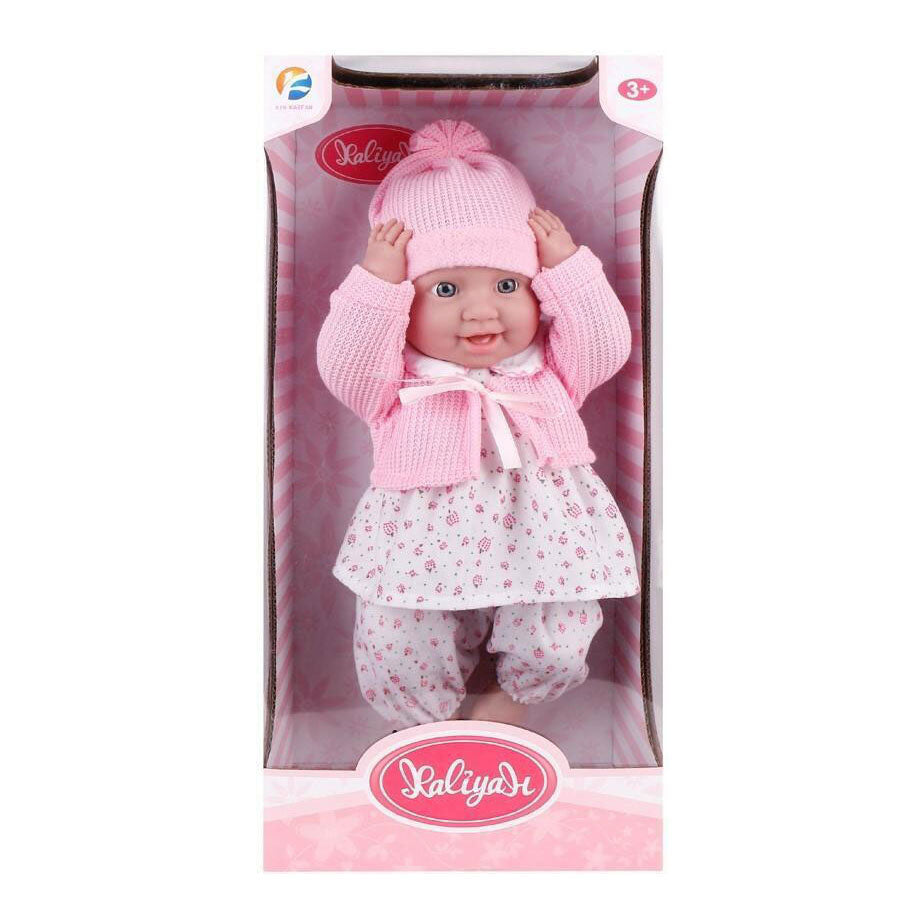 Baby mit rosa Outfit – 42 cm