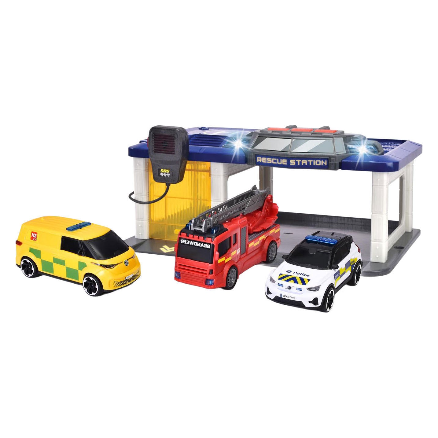 Notfallstation – 3 belgische Rettungsfahrzeuge