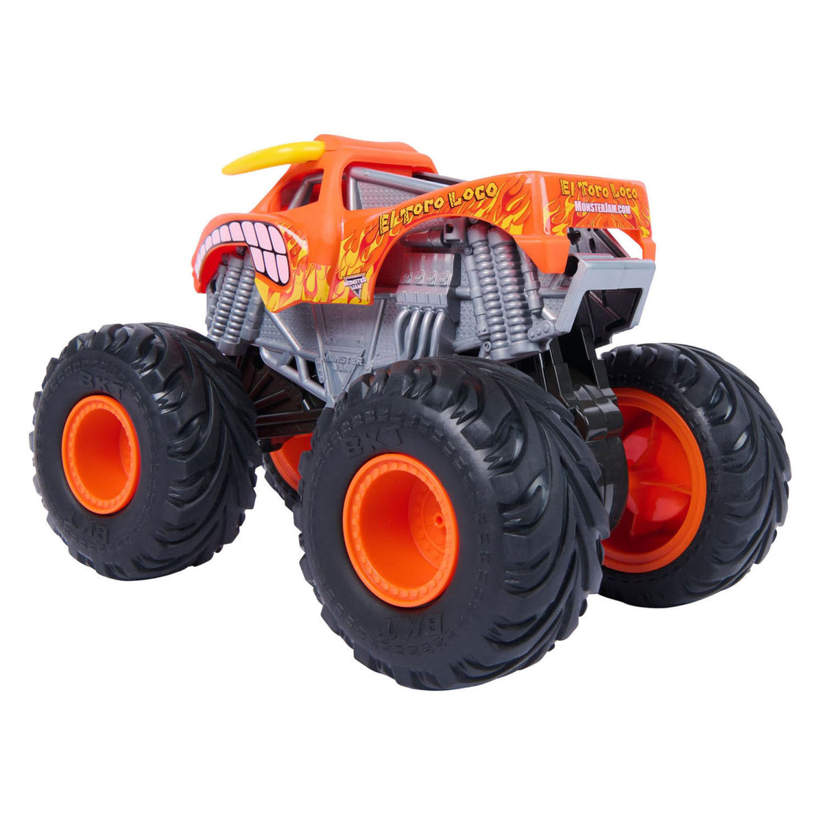 Monster Jam – El Toro Loco Rev 'n Roar Monster Truck – 1:15 – mit Sound – Spielzeugfahrzeuge