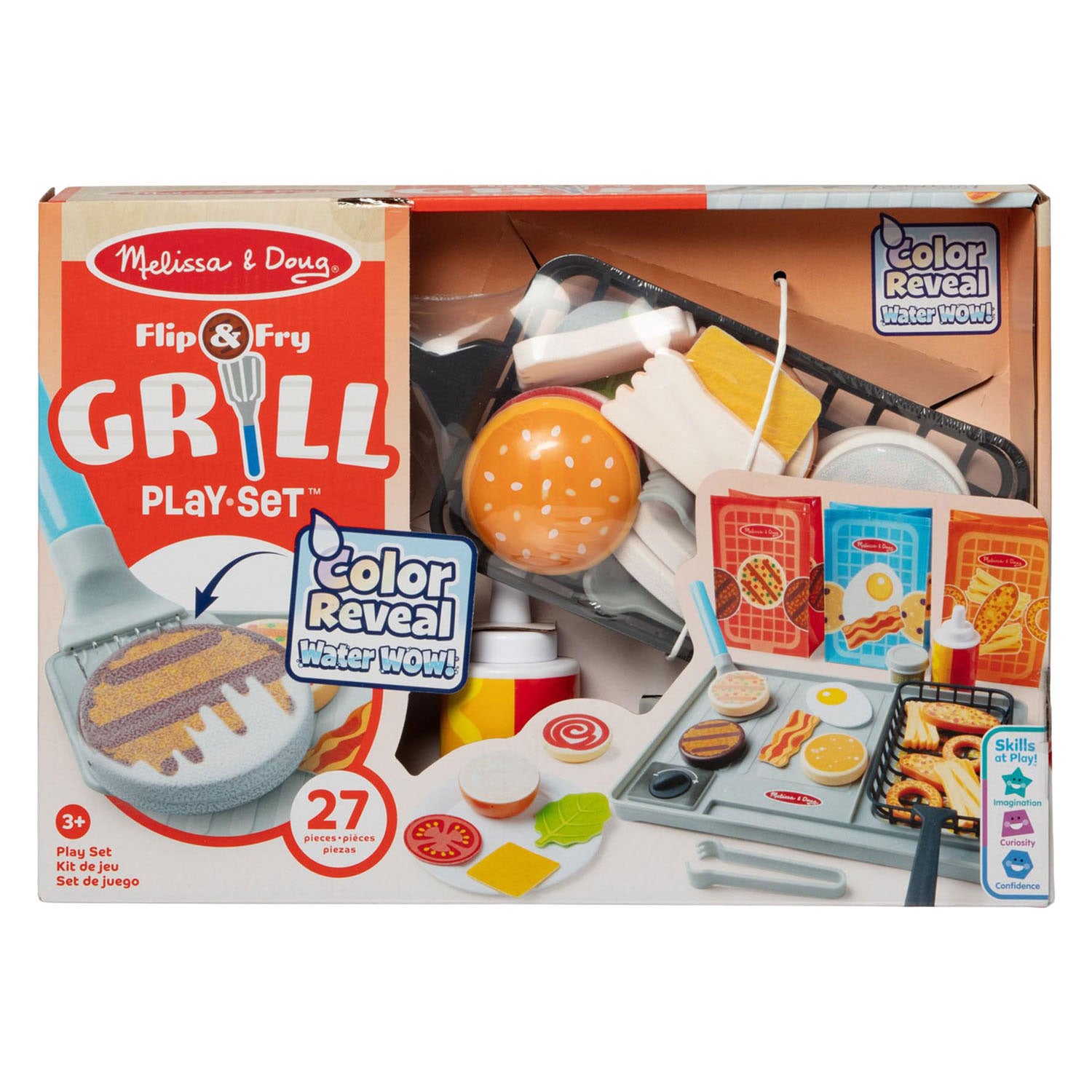 Melissa Doug Water Wow! Proped Play Flip Fry