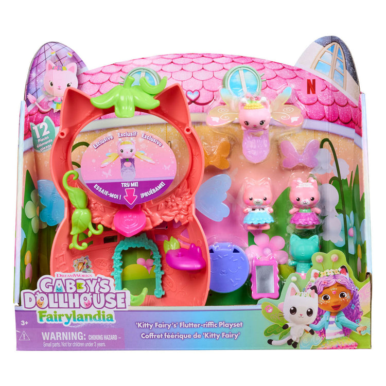 Ty Gabby's Dollhouse Fairylandia Flutterriffic Dress Up Par Spielset