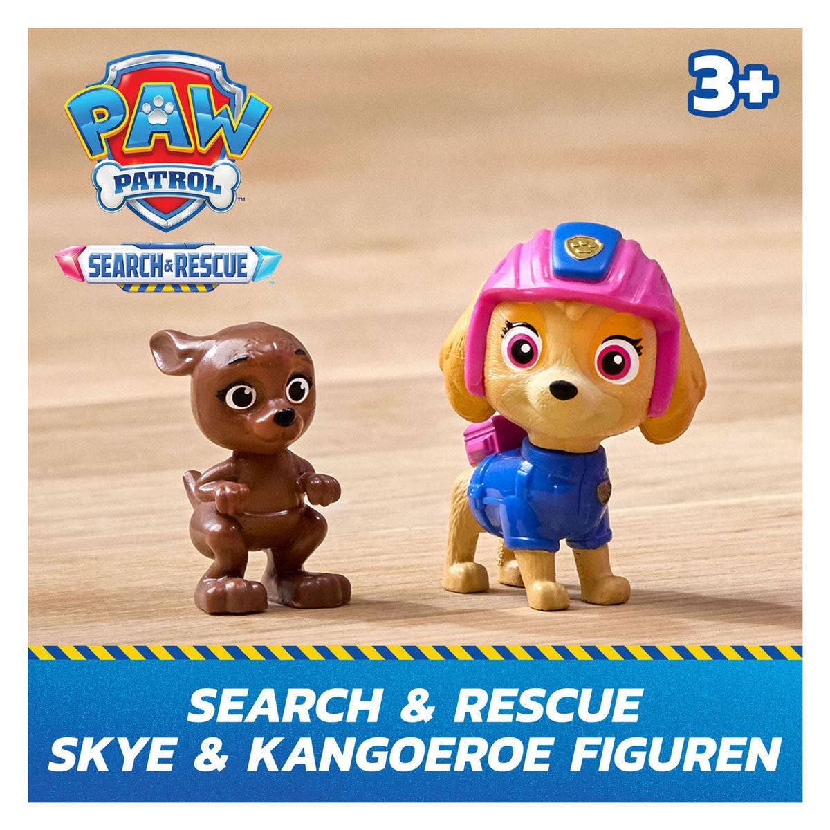 Paw Patrol – Suchrettung – Skye-Helikopter mit Rückzugsfunktion für 2 Figuren – Spielzeugfahrzeuge