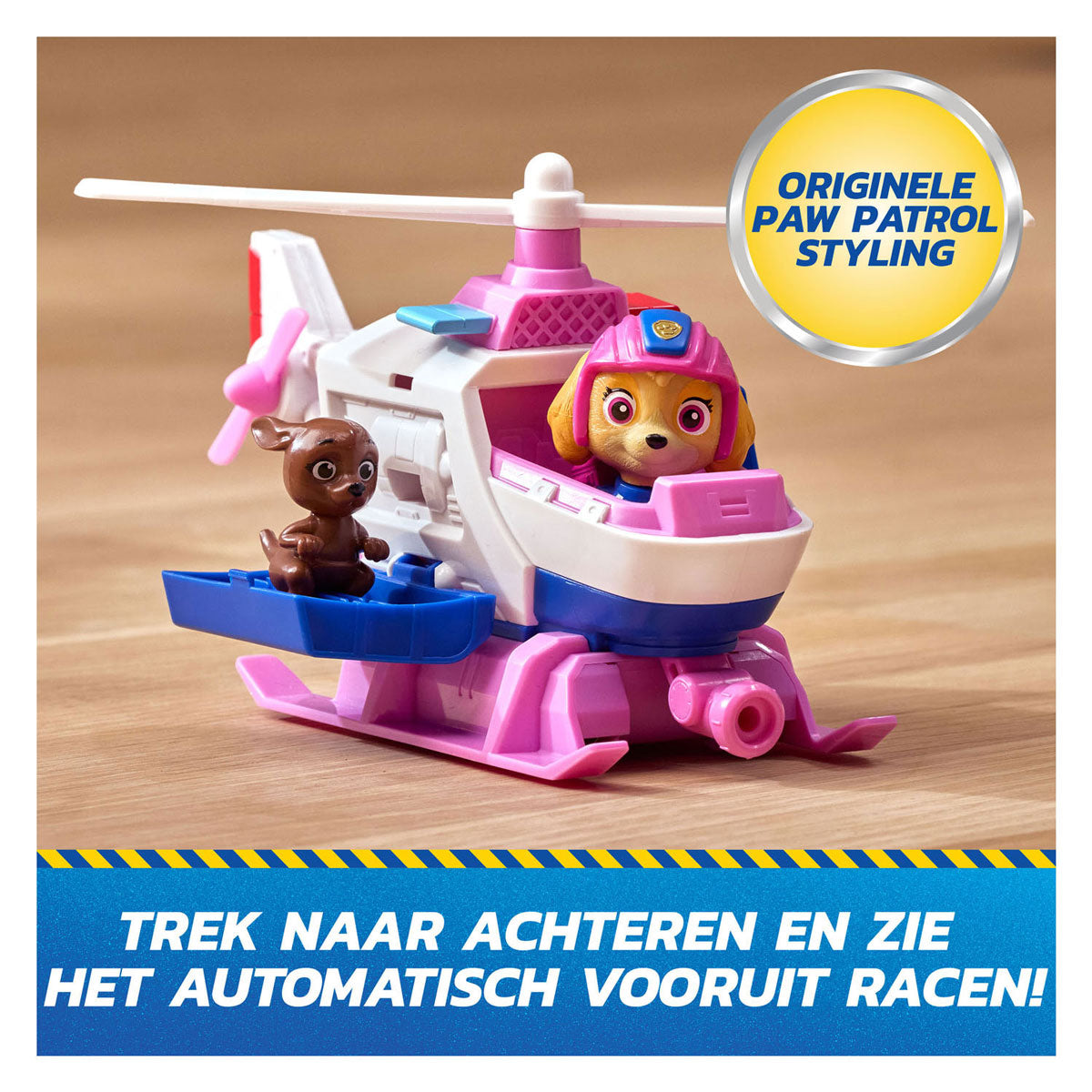 Paw Patrol – Suchrettung – Skye-Helikopter mit Rückzugsfunktion für 2 Figuren – Spielzeugfahrzeuge