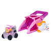 Paw Patrol – Skye Pup Squad Throwers – 2er-Pack mit Chickaletta-Fahrzeug – Spielsets
