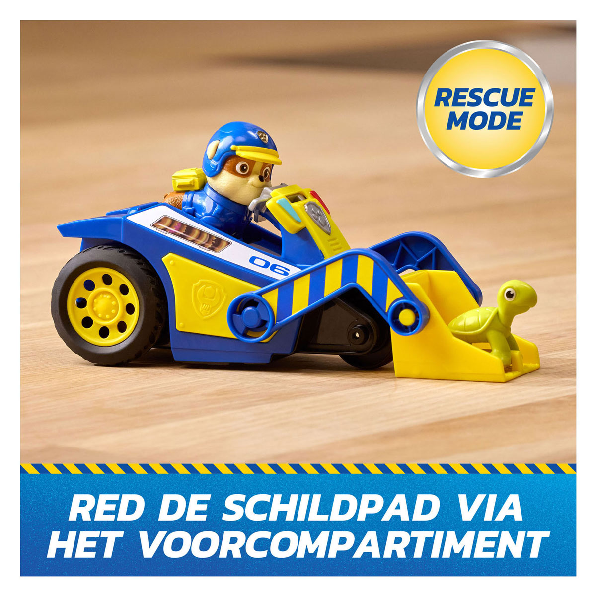 Paw Patrol – Suchrettung – Schutt – Rettungs-Recyclingfahrzeug mit 2-Figuren-Rückziehfunktion – Spielzeugfahrzeuge
