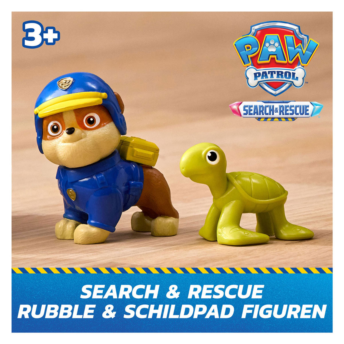 Paw Patrol – Suchrettung – Schutt – Rettungs-Recyclingfahrzeug mit 2-Figuren-Rückziehfunktion – Spielzeugfahrzeuge