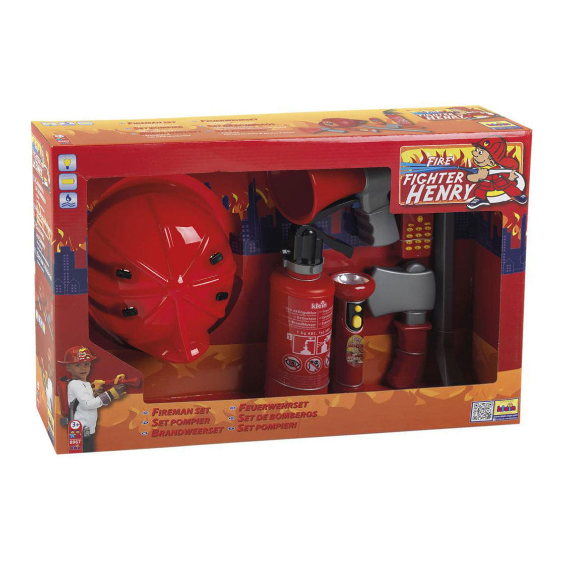 Feuerwehrset Henry - 7-teilig.