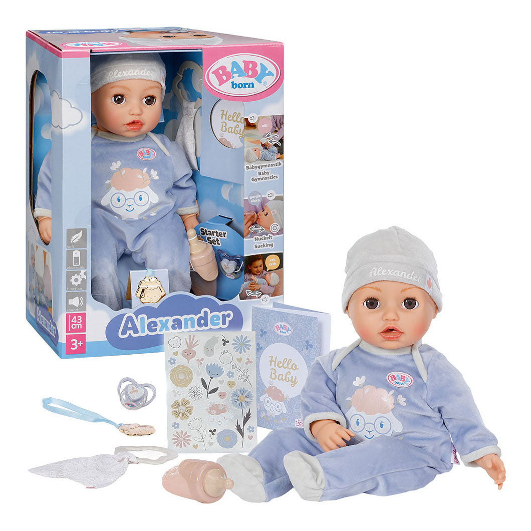 Baby geborener Alexander – 43 cm