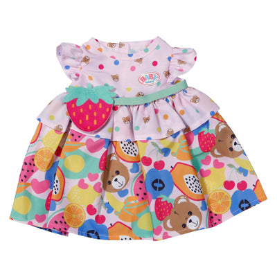 Baby born Obstkleid mit Erdbeerhandtasche – 43 cm