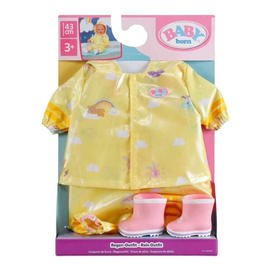 Baby-Born-Regen-Outfit – 43 cm