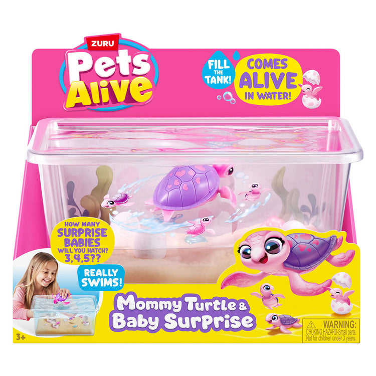 Haustiere Alive Mama Turtle Surpise Set