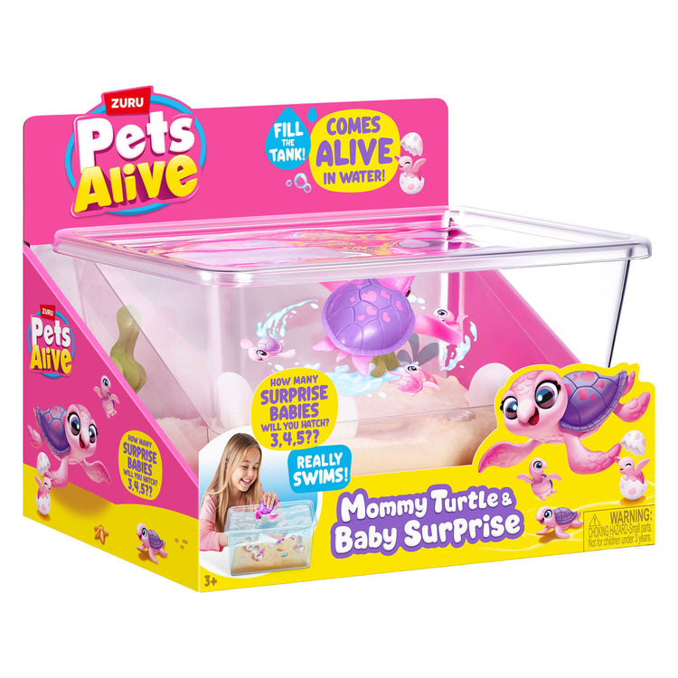 Haustiere Alive Mama Turtle Surpise Set