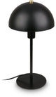 B.k.licht briloner pura – Tischlampe – schwarze Nachttischlampe – E14-Fassung – mit Schalter am Kabel – ø18x35 cm