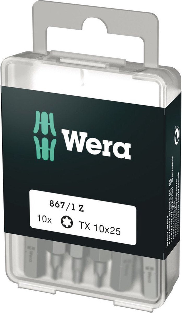 Wera 5072406001 1 4 Torx-Bit – T10 x 25 mm