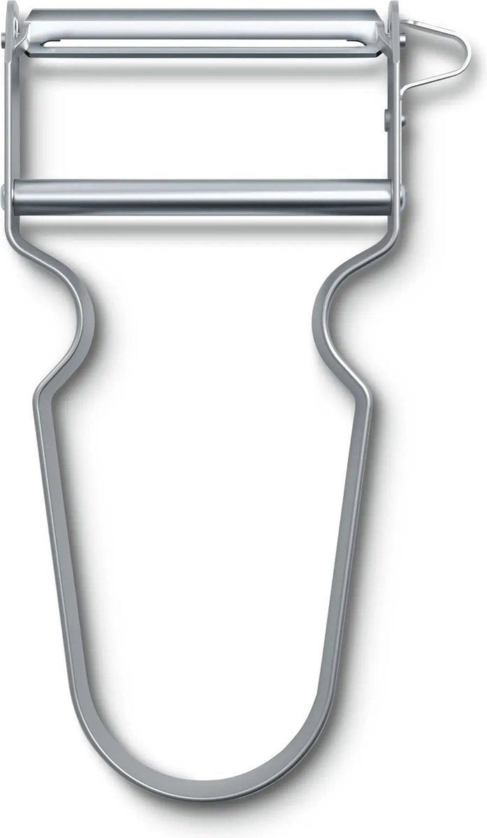 Victorinox Rex-Schäler – kultiger Schäler – ultrascharf – ergonomisch – Aluminium – gebürstet