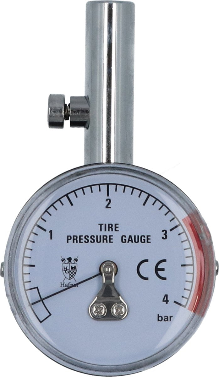 Reifendruckmesser Professional analog schwarz silber