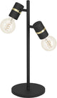 Eglo Lurone Tischlampe – E27 – 50 cm – Schwarzgold