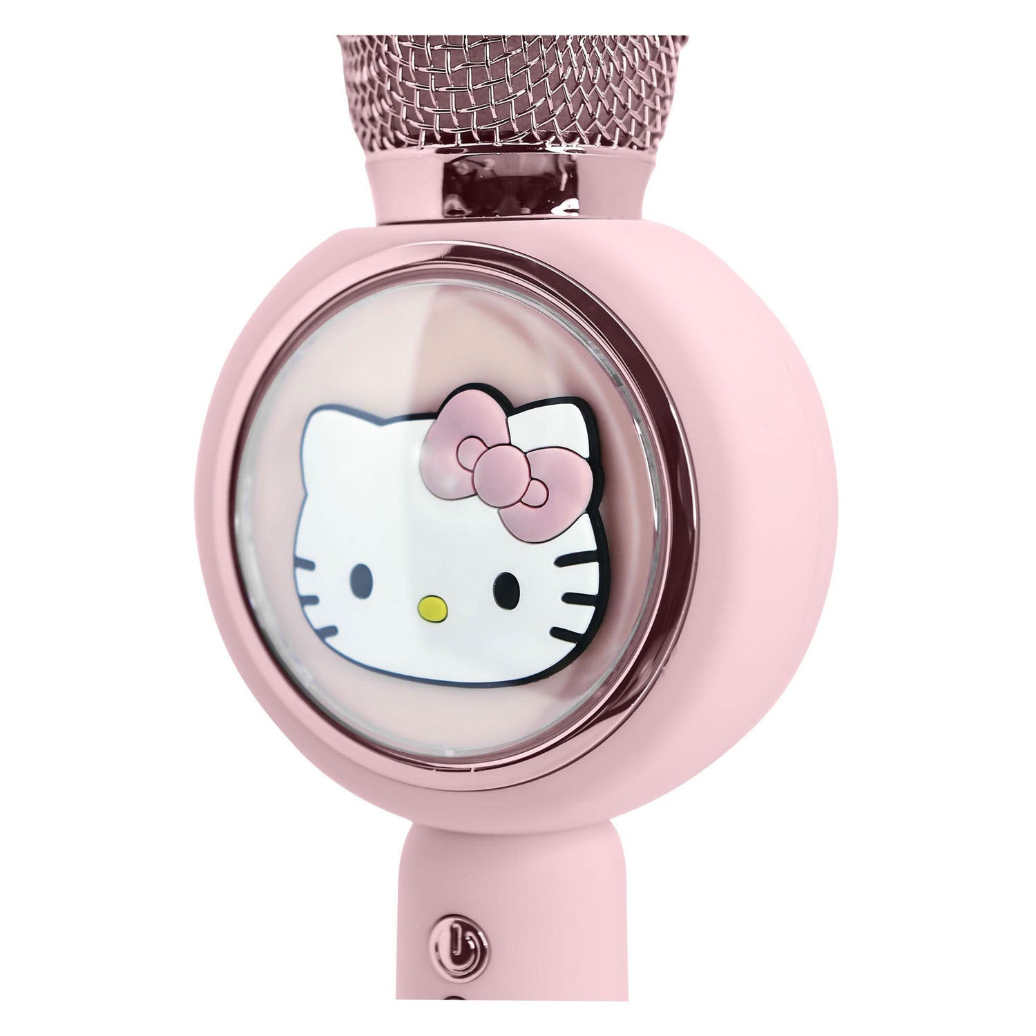 OTL Technologies Hello Kitty – kabelloses Karaoke-Mikrofon für Kinder – beleuchtetes LED-Display – Lautsprecher – Sprachverzerrung