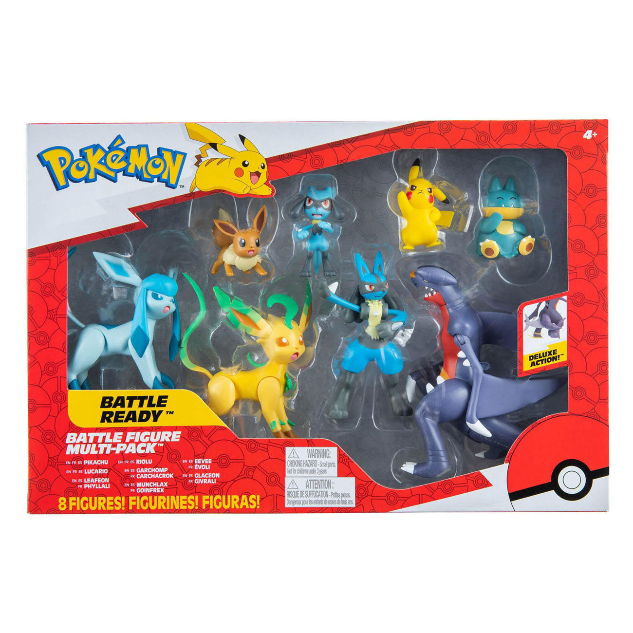 Jazwares Pokémon Battle Minifigur 8er-Pack Sinnoh Region 5-11 cm Minifigur