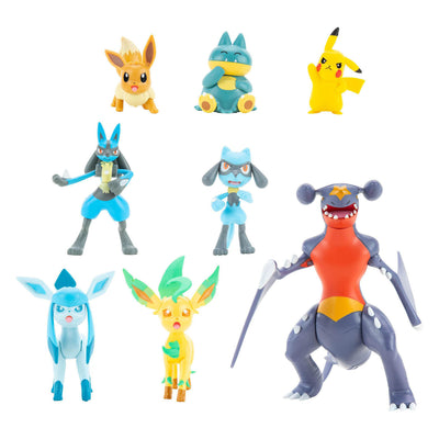 Jazwares Pokémon Battle Minifigur 8er-Pack Sinnoh Region 5-11 cm Minifigur