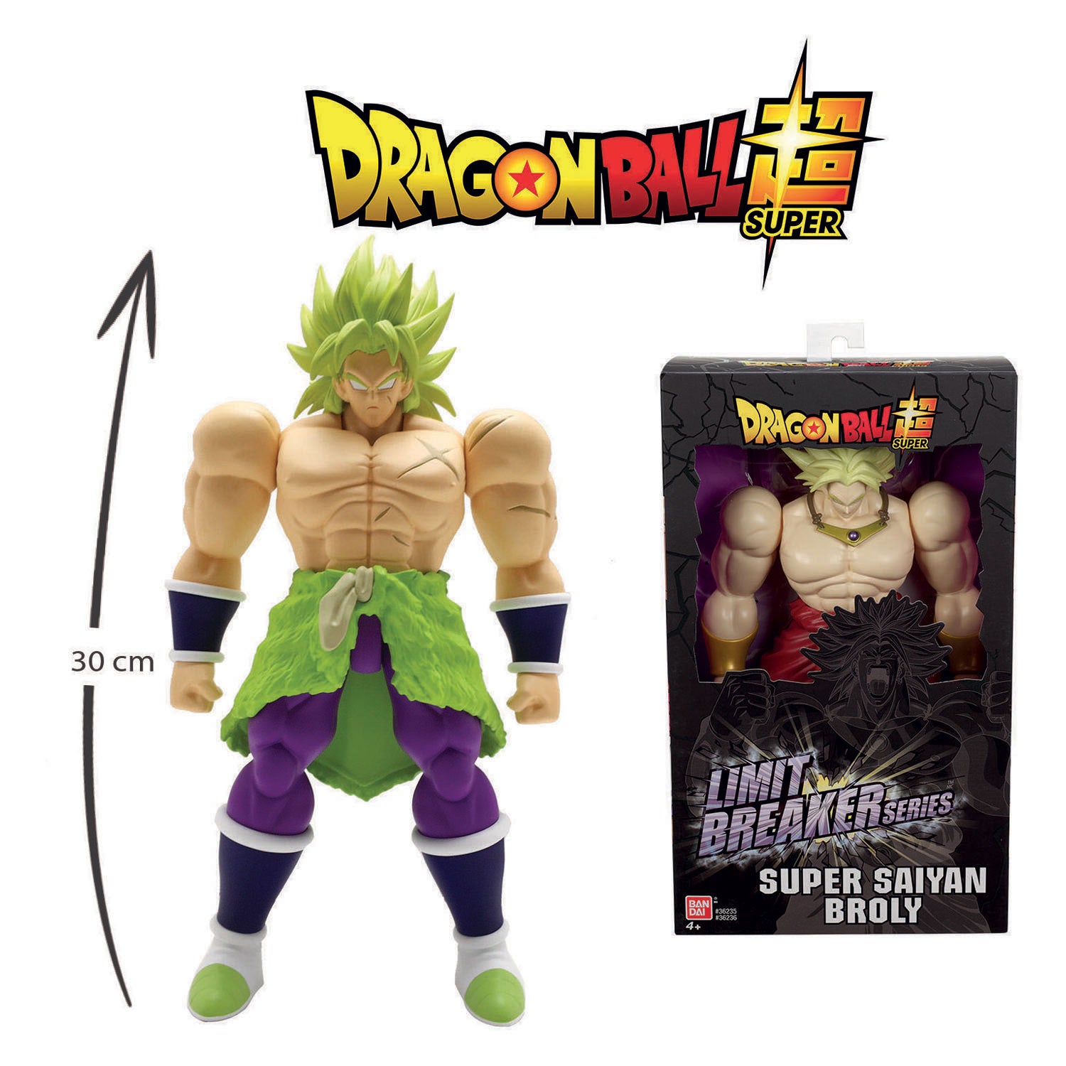Bandai Dragon Ball Super Limit Breaker Broly Figur – 33 cm