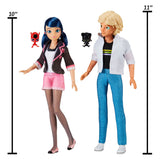 Bandai Miraculous Marinette Adrien Puppenset – 26 cm - afbeelding 3