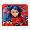 Bandai – Miraculous Ladybug – Miraculous Deluxe-Stylingkopf 21 cm – Marienkäfer-Stylingkopf + 30 Zubehörteile, Clips, Bänder, Schmuck – Miraculous offiziell lizenziert – Kinderspielzeug ab 4 Jahren – P50247