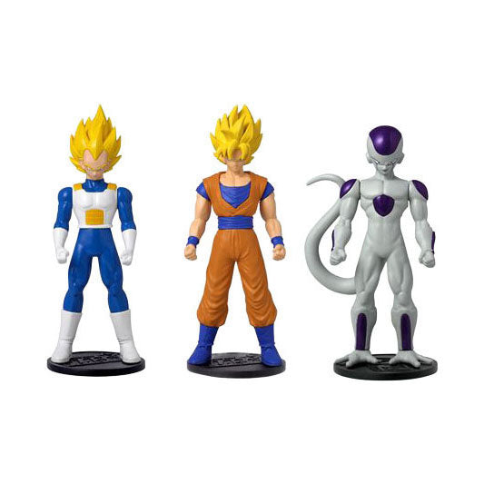 Bandai Dragon Ball Flash-Serie Figuren 10 cm – 3 Stück.