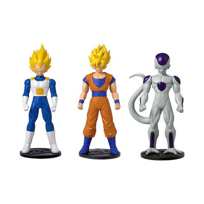 Bandai Dragon Ball Flash-Serie Figuren 10 cm – 3 Stück.