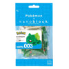 Bandai – Nanoblock – Bulbasaur – Pokémon – Mini-Steinfigur – Bauset – Bulbasaur Bulbasaur-Figurenbausatz in Pixel – nbpm003