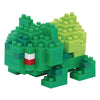 Bandai – Nanoblock – Bulbasaur – Pokémon – Mini-Steinfigur – Bauset – Bulbasaur Bulbasaur-Figurenbausatz in Pixel – nbpm003