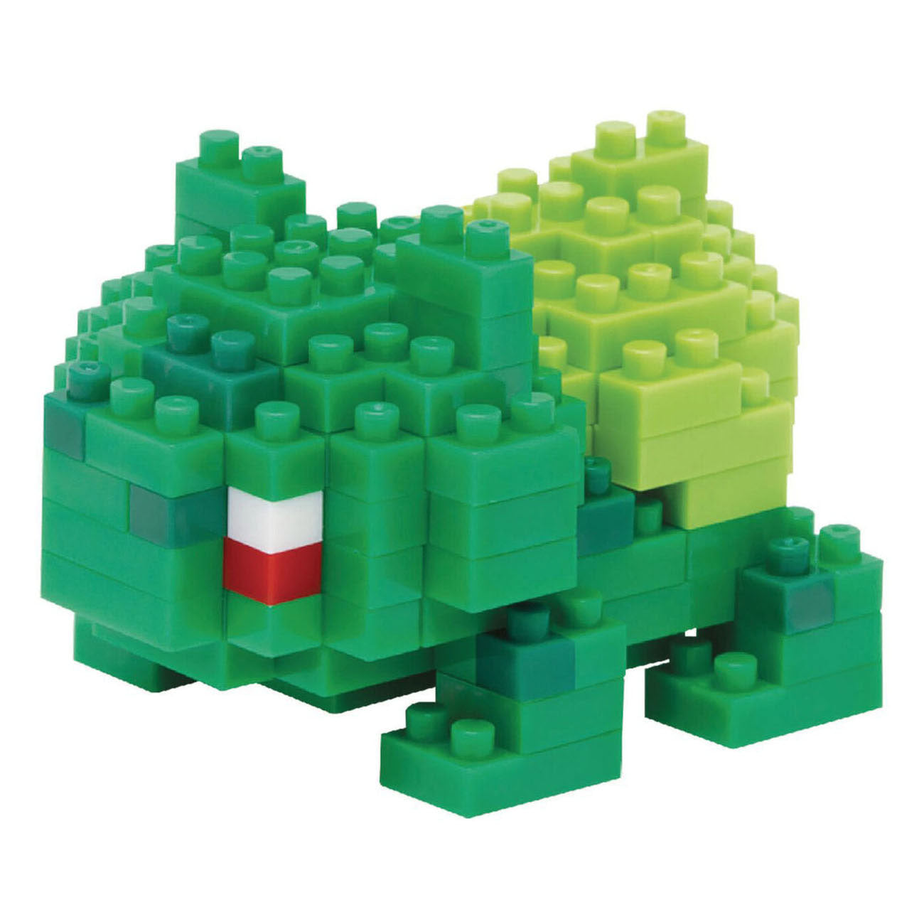 Bandai – Nanoblock – Bulbasaur – Pokémon – Mini-Steinfigur – Bauset – Bulbasaur Bulbasaur-Figurenbausatz in Pixel – nbpm003