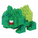 Bandai – Nanoblock – Bulbasaur – Pokémon – Mini-Steinfigur – Bauset – Bulbasaur Bulbasaur-Figurenbausatz in Pixel – nbpm003