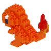 Bandai – Nanoblock – Charmander – Pokémon – Mini-Steinfigur – Bauset – Pixel Charmander Pokémon-Figuren-Set – nbpm002