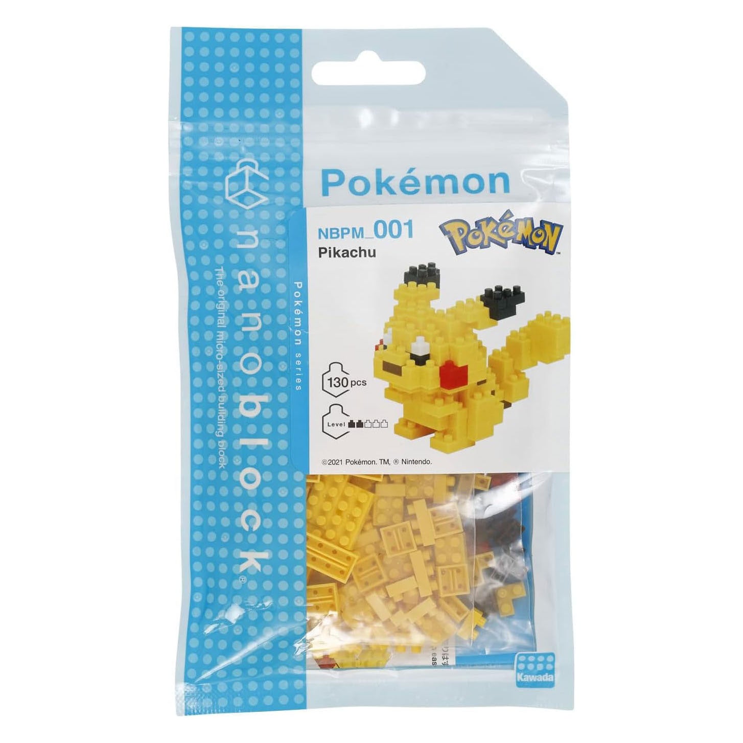 Nanoblock-Baukasten Pokémon Pickachu - 130-tlg.