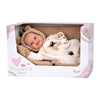 Elegance Babyto Babypuppe beige Bärenanzug mit Decke – 35 cm
