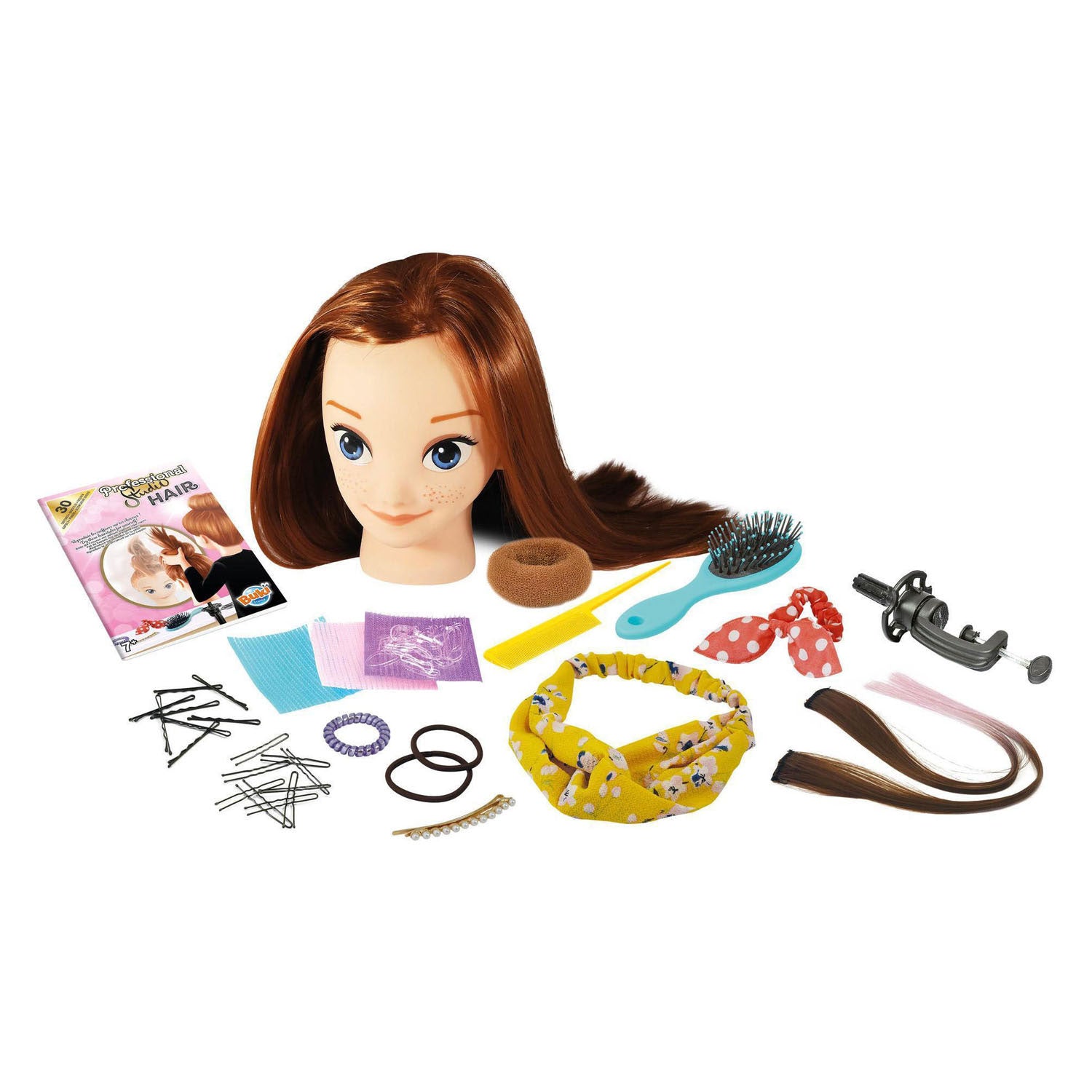 Buki France Buki – Spielzeug-Haarset – Friseur – Friseursalon – Schminktisch – Haarkopf