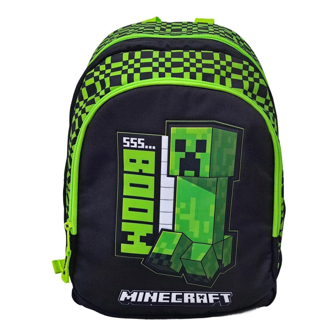 Minecraft-Baum-Rucksack mit 2 Fächern – 38 x 28 x 16 cm