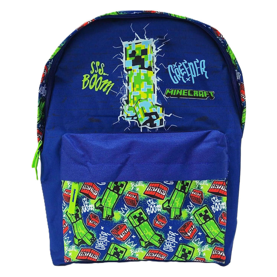 Minecraft-Rucksack mit Vordertasche – 42 x 30 x 18 cm