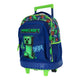 Minecraft Trolley-Rucksack 3 Fächer mit Seitentaschen