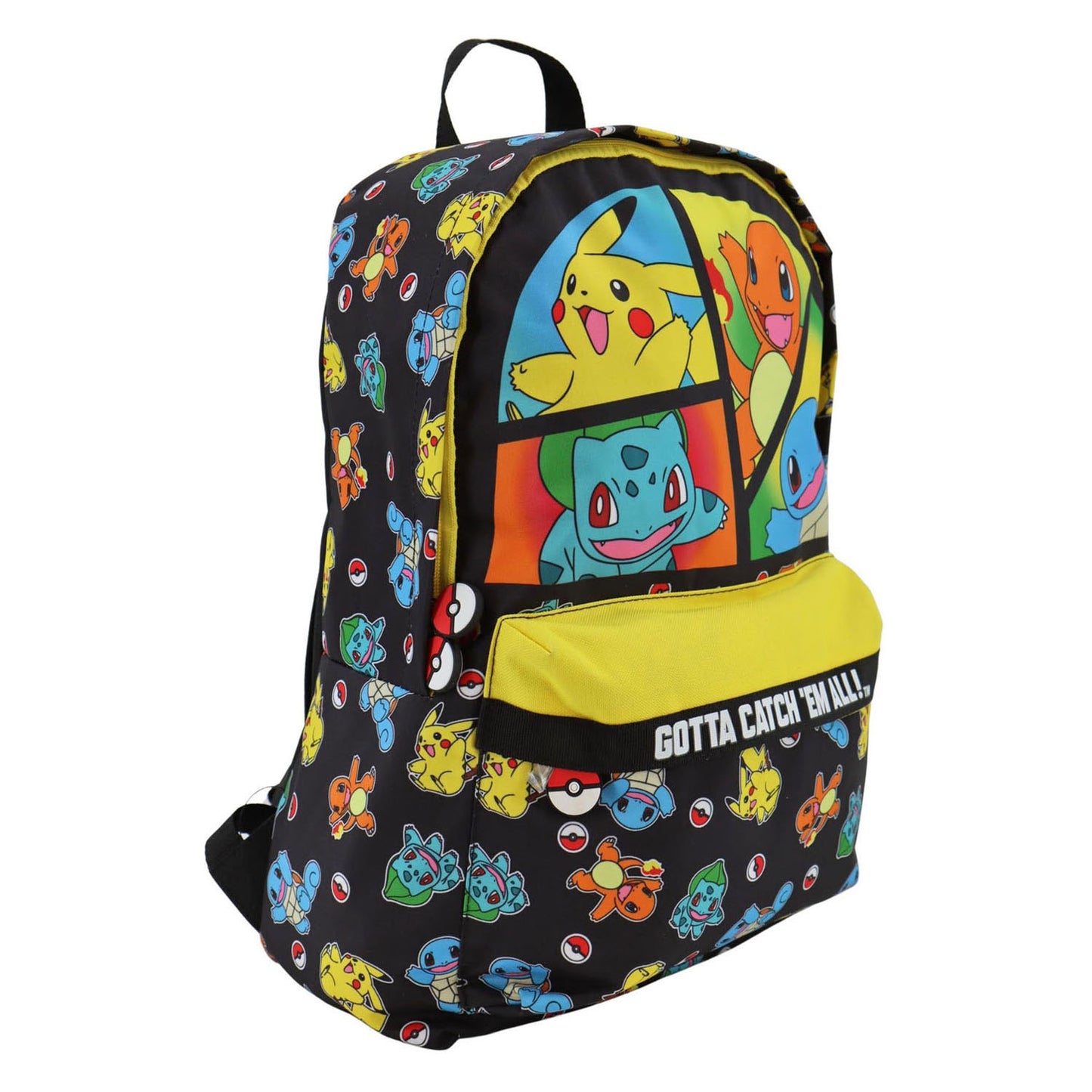 Pokémon-Pokemon-Rucksack mit Vordertasche – 42 x 30 x 18 cm