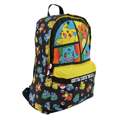 Pokémon-Pokemon-Rucksack mit Vordertasche – 42 x 30 x 18 cm