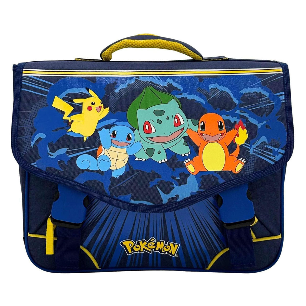 Pokémon-Pokemon-Schultasche mit 2 Fächern und Vordertasche