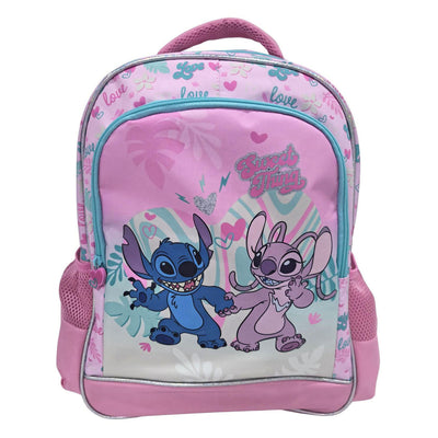 Disney Stitch Love Rucksack 3 Fächer mit Seitentaschen