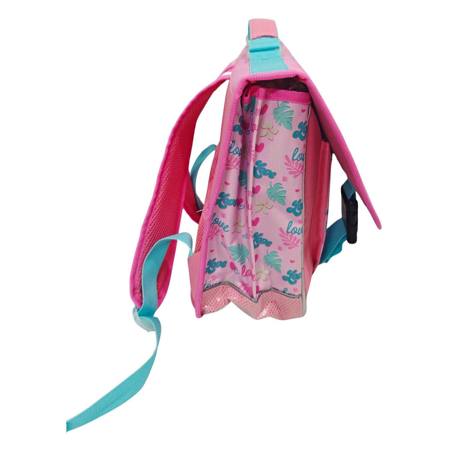 Disney Stitch Love Schulranzen mit 2 Fächern und Vordertasche