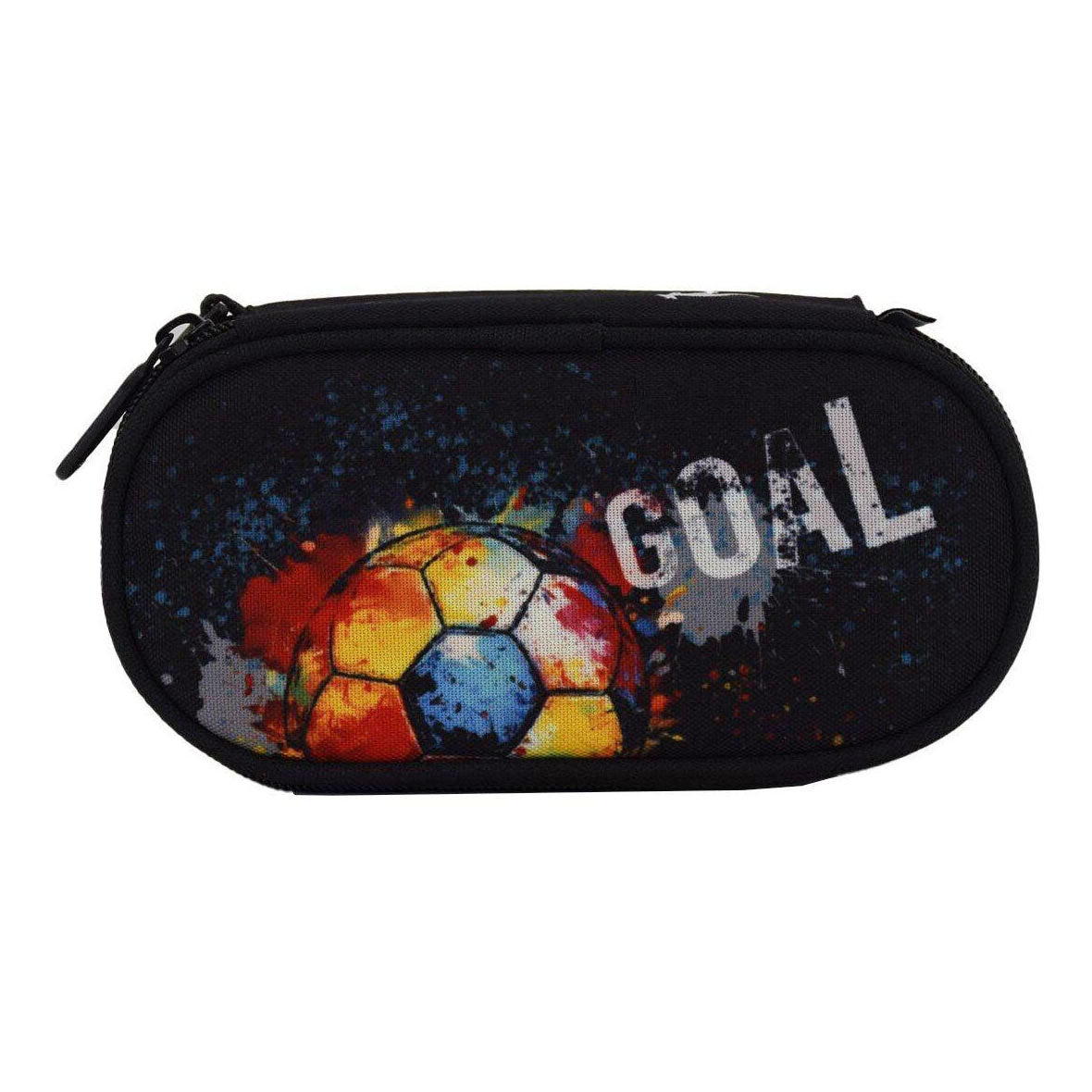 Ovales Kangourou-Fußball-Federmäppchen